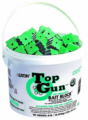 Picture of Top Gun Bait Block Rodenticide (128 x 0.5-oz. pail)
