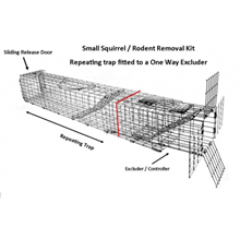 Picture of Tomahawk Squirrel Pack Medium - With One Trap Door and Easy Release Door