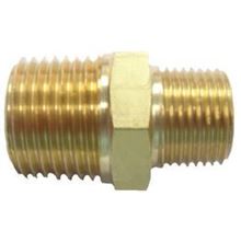 Picture of Couplings Company 112RFE Hex Pipe Nipple Reducing - 1/2 in. x 3/8 in.