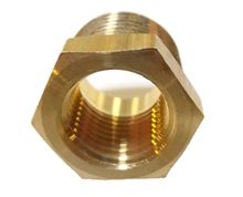 Picture of Couplings Company 110C Pipe Hex Bushing - 1/4 MPT X 1/8 FPT