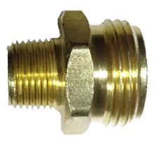 Picture of Couplings Company 748JF Male Garden Hose x Male Pipe - 3/4 in. x 1/2 in.
