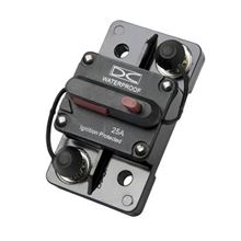 Picture of Del City Hi-Amp Surface Mount Circuit Breakers - 1/4" Stud Manual Reset (Switchable) - 30 Amp