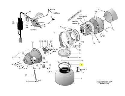 Picture of Fogmaster Tri-Jet 6208 - Tank Gasket