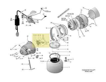 Picture of Fogmaster Tri-Jet 6208 - Venturi Assembly