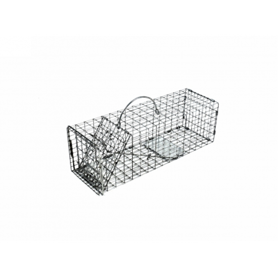 Oldham Chemical Company. Tomahawk Chipmunk, Rat, Small Squirrel Trap with  One Trap Door (16 in. x 5 in. x 5 in.)