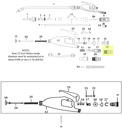 Picture of Actisol 8010050 1/4 in. Ferruless Tubing Fitting