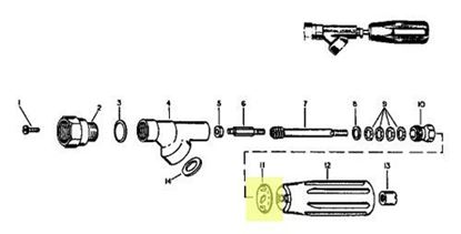 Picture of Spraying Systems CP5884-INP Nickel Plated Steel Hand Grip Collar