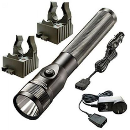 Picture of Streamlight SL-20X Rechargeable Flashlight with 120V AC and 12V DC Chargers, 2 Sleeves (Black)
