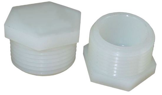 Picture of A&M Industries TP4016 Hex Pipe MPT Nylon Hex Plug - 1 in.