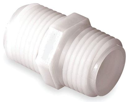 Picture of A&M Industries GPN12 Nylon Nipple MGHT x MPT - 3/4 in. x 3/4 in.