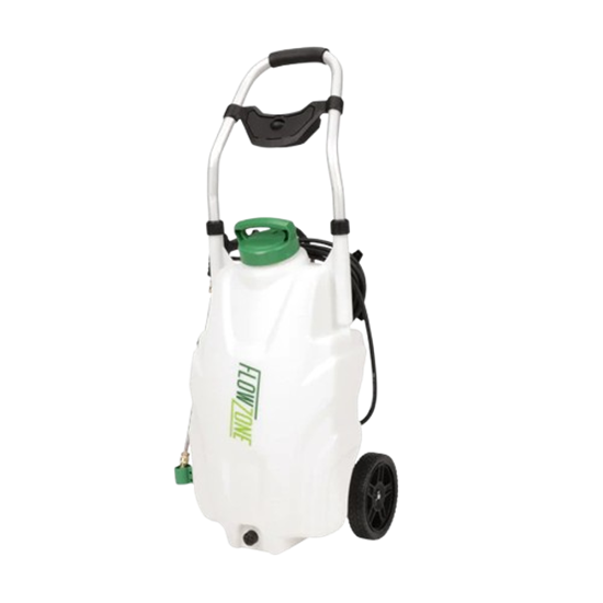 Picture of FlowZone  Monsoon 2.5 Variable Pressure 5-Position Battery Rolling Sprayer (9-Gallon)